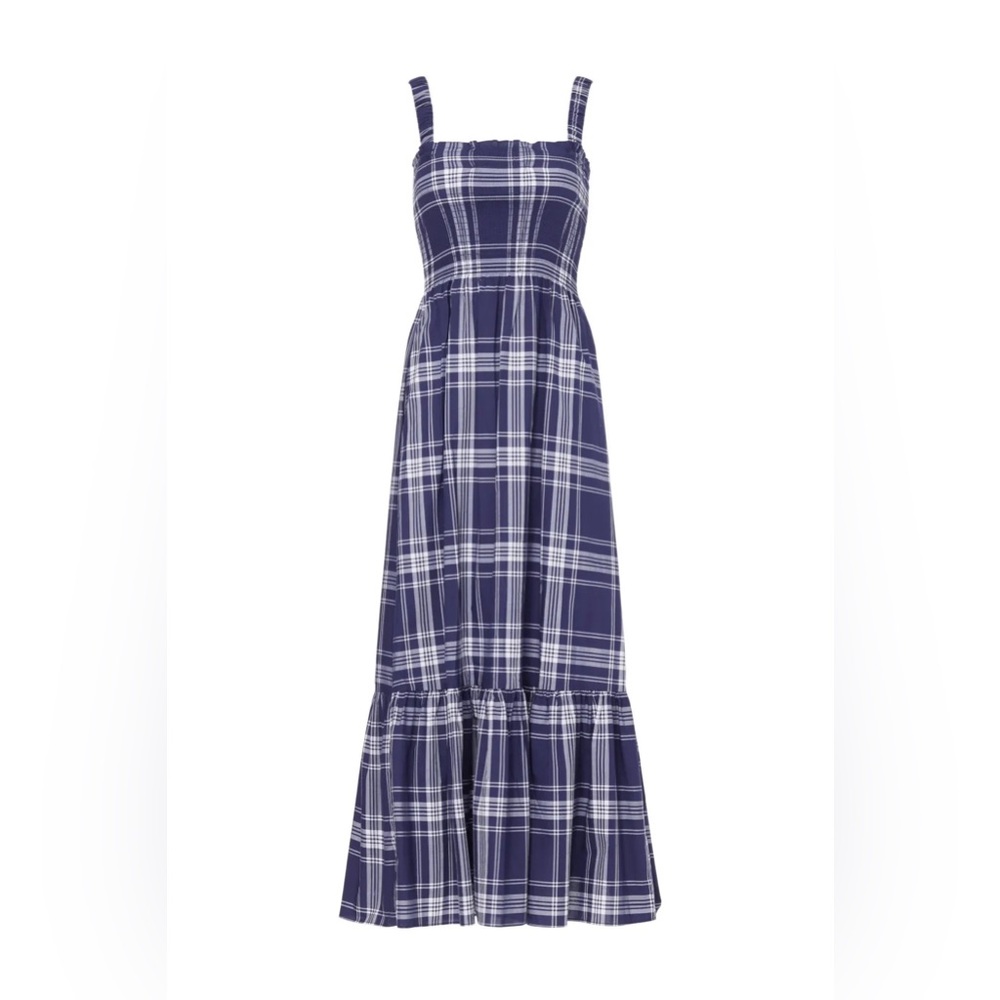Hill House Blue Plaid Anjuli Nap Dress